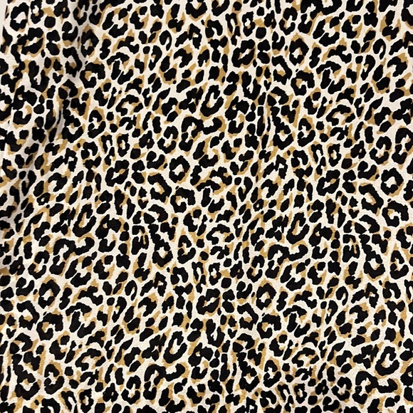 Jcrew 100% Silk Leopard Pants, Wide-leg - Picture 3 of 11